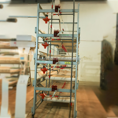 H Type 3/4/5 Tiers Battery Duck Cage Laying Elevated Duck Cages for Egg Layer Duck Farm