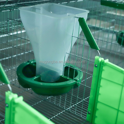 Commodity Rabbit Double Layer European Style Cage Commercial Breeding System for Farming Breeding