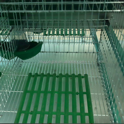 Commodity Rabbit Double Layer European Style Cage Commercial Breeding System for Farming Breeding